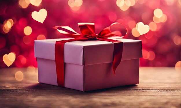 Foto herzliches geschenk zum valentinstag