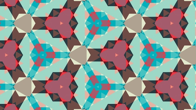 Hex-Kaleidoskop-Muster-Motiv-Design