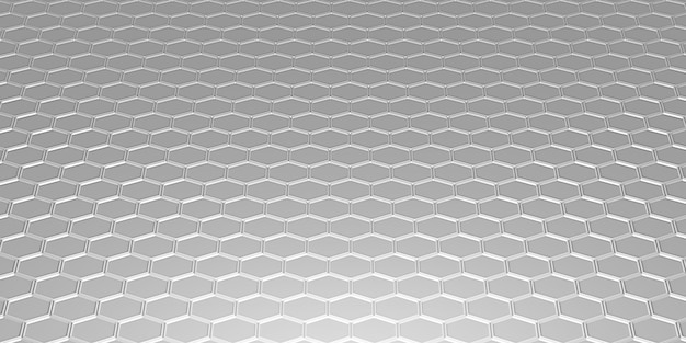 Hexagon abstrakter Hintergrund moderne Hexagon-Szene Wabenmuster Hintergrund 3D-Illustration