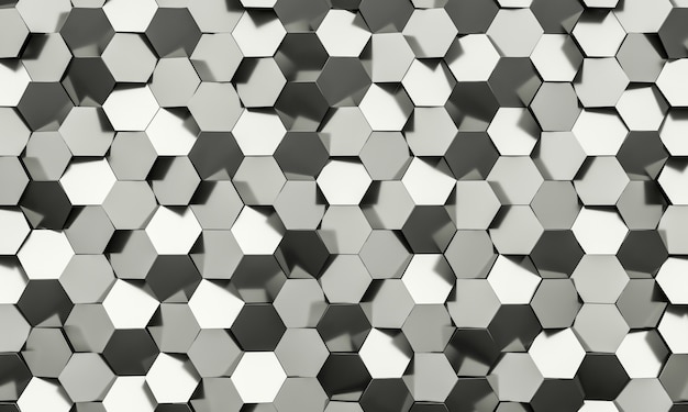 Hexagonal fondo geometrico