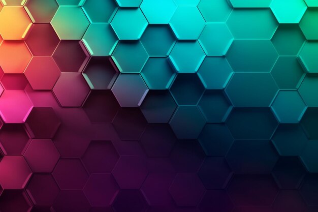 Hexagonaler Hintergrund mit Gradient
