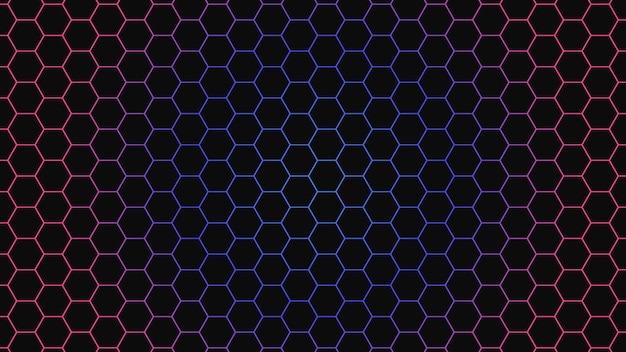 Hexágono de colmena de abejas de fondo de 4k