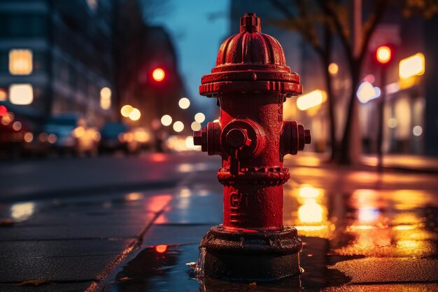 Hidrante da rua da cidade Gerar Ai