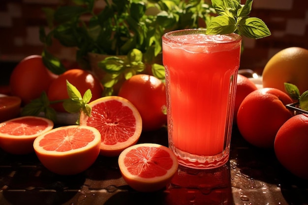 Hidratação saudável Quencher de tomate Fotografia de suco de tomate