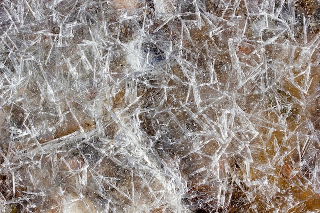 Hielo El agua congelada Fondo de invierno