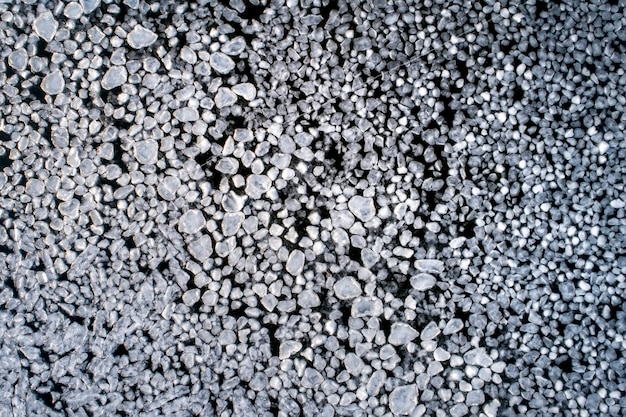 Hielo congelado como fondo, una vista de pájaro. superficie texturizada