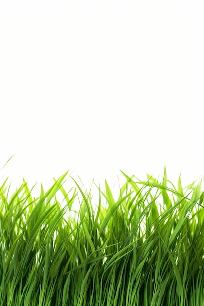 Foto hierba verde con la palabra en la esquina inferior izquierda