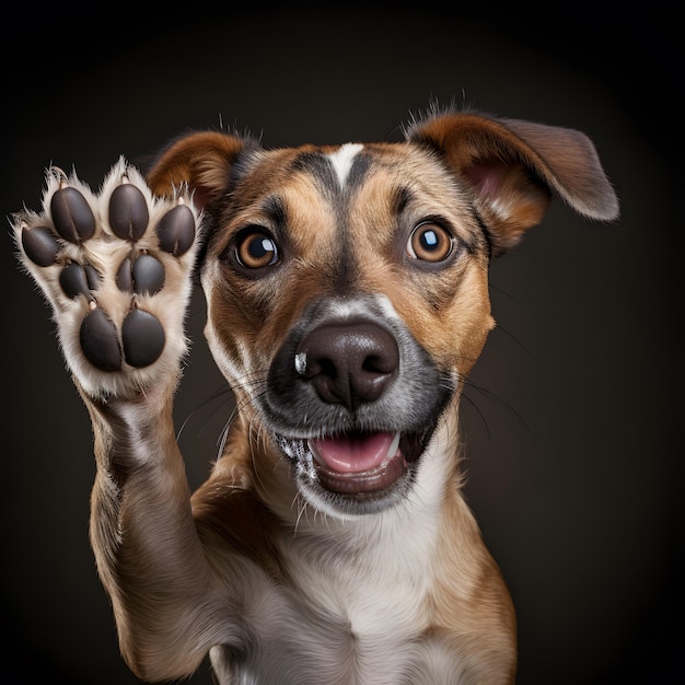 Foto high-five-hund