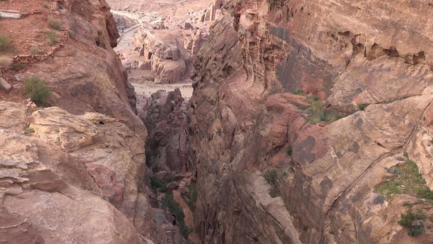 High Place of Sacrifice Trail en Petra Jordan Sitio del Patrimonio Mundial