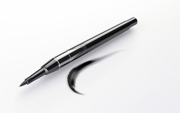 High-Resolution Eyeliner Bleistift auf Weiß