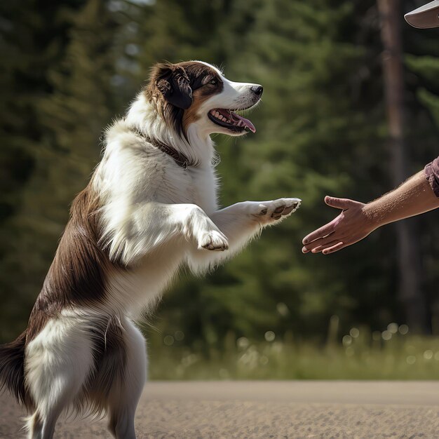 Foto highfives man generative ki