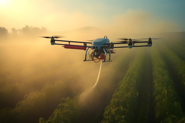 HighFlying Crop Safety Sprühen von Pestiziden aus der Luft mit Drohne und Flugzeug