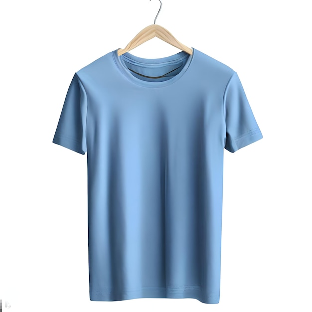 HighQuality Blank Blue TShirt Mockup Vorlage kostenlos herunterladen