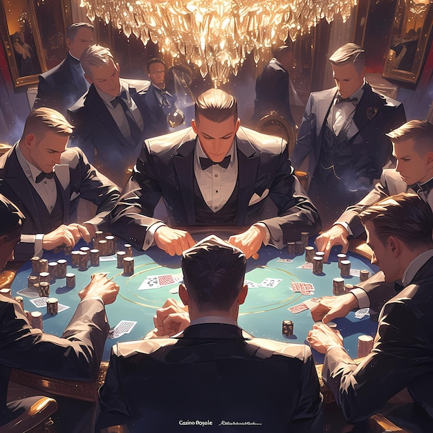 HighStakes Casino-Spiel Ein illustrierter Thriller