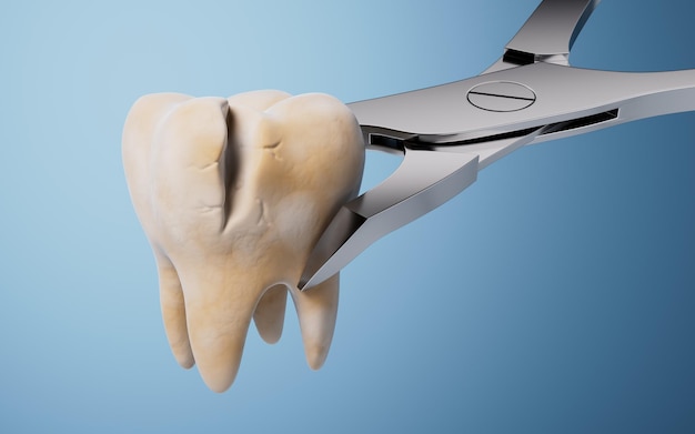 Higiene bucal y concepto de salud dental 3D