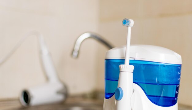 Higiene oral Irrigador para limpeza dos dentes