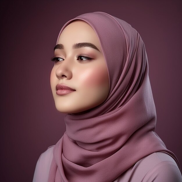 Hijab Chic Colecção diversificada de estilos de hijab e personagens de mulheres muçulmanas