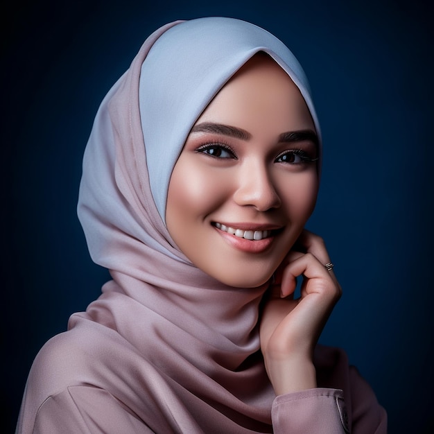Hijab Chic Colecção diversificada de estilos de hijab e personagens de mulheres muçulmanas