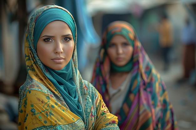 Hijab Schönheit HD 8K Tapeten Fotografisches Bild