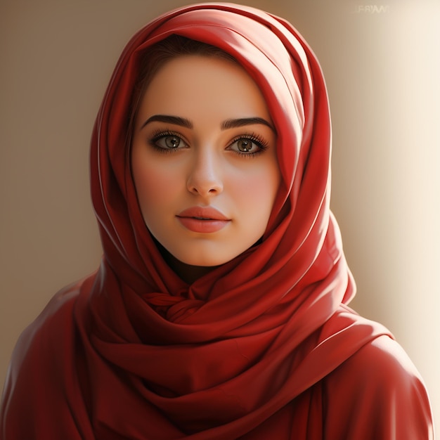 Hijabi es una chica hermosa