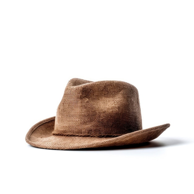 Foto un hillbilly con sombrero de vaquero