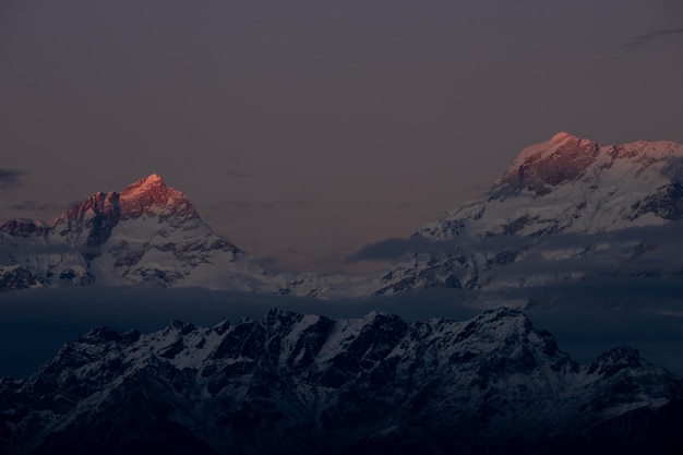 Himal Makalo Nipal Peling Bergszene
