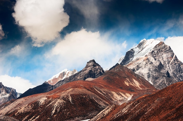 Himalaya-Gebirge in einer Höhe von 4500 m. Khumbu-Tal, Everest-Region, Nepal