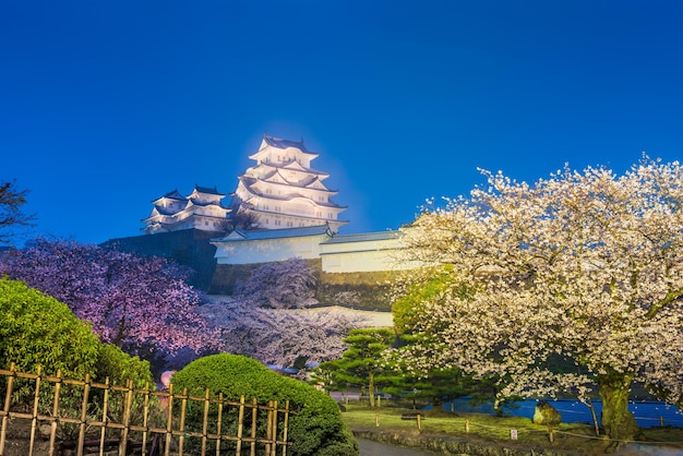 Himeji Japan im Frühling im Schloss Himeji