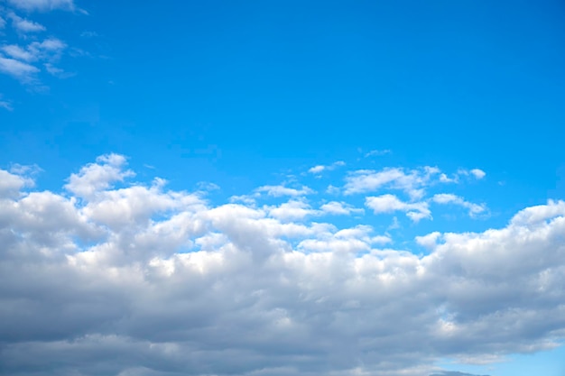 Himmel an einem klaren Tag mit schönen Wolken