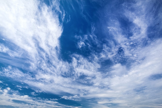 Himmel mit vielen Wolken