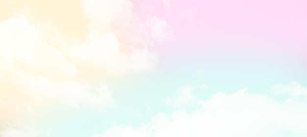 Himmel Pastellwolke Rosa Blau Hintergrund Sonnenaufgang