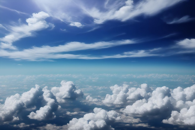 Himmel über den Wolken filmische Wolken