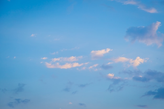 Himmel und Wolken vor Sonnenuntergang Hintergrund