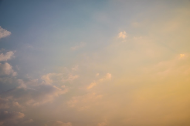 Himmel und Wolken