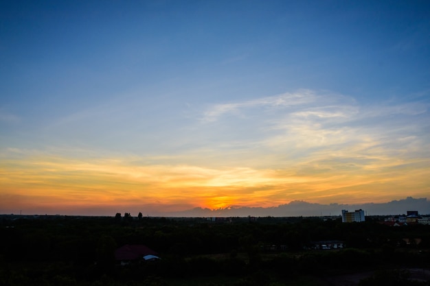 Himmel und Wolken