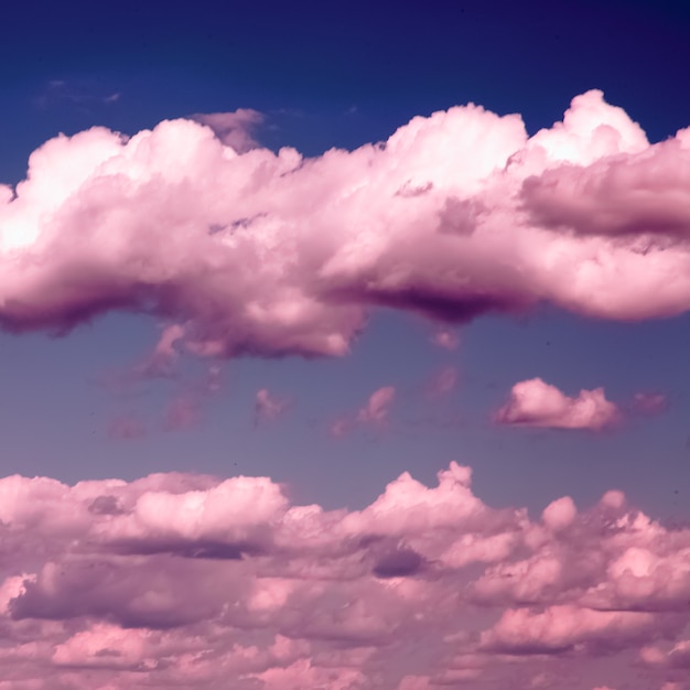 Himmel.Wolken. Rosa Träume Konzept