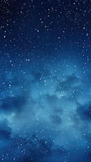 Himmlische Milchstraße, die sich über den Nachthimmel erstreckt, Hintergrundbild für das Telefon