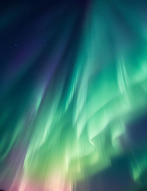 Himmlisches Kaleidoskop, das die ätherische Eleganz der Aurora Borealis einfängt