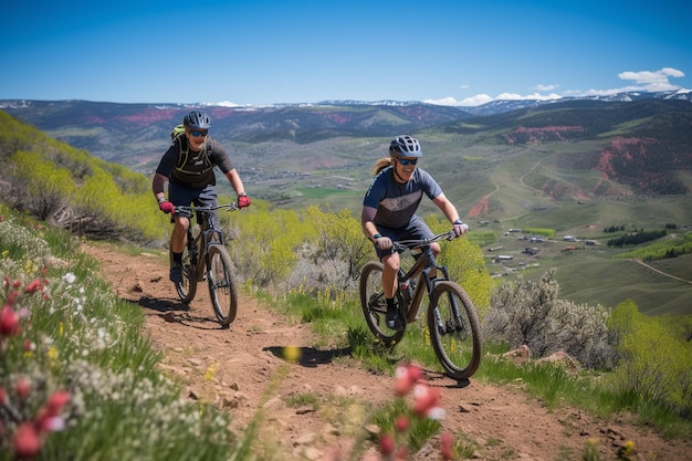 El himno alpino de las odas de ciclismo de montaña