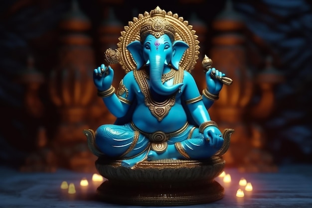 Foto hindu-gott ganesh idol