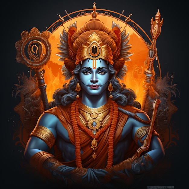 Hindu-Gott Sri Rama