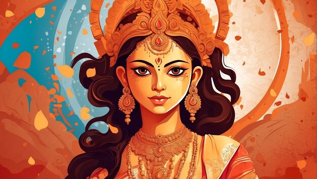 Hindu_Mitologia_Deusa_Durga_Maa grande