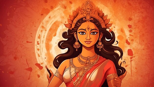 Hindu_Mitologia_Deusa_Durga_Maa grande