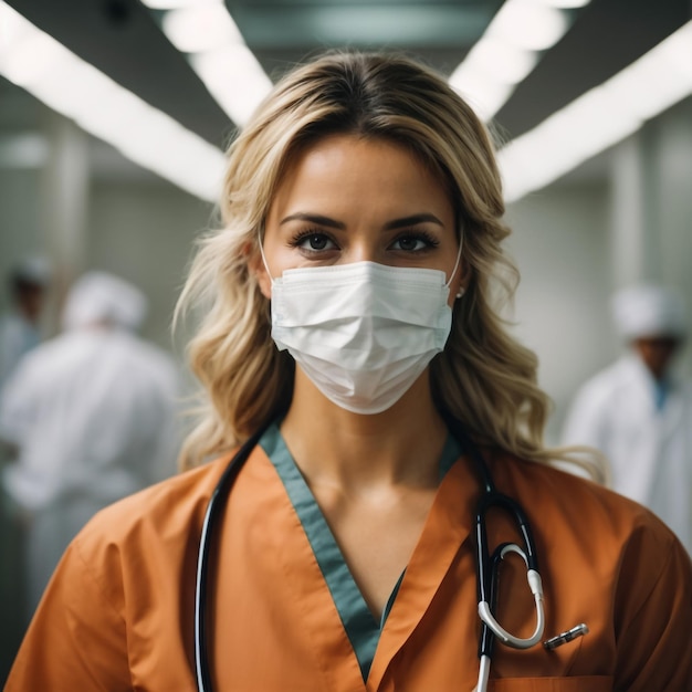 Foto hinter dem weißen mantel einsichten von ärzten und krankenschwestern