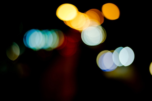 Hintergründe, bokeh, tapeten, straßenlaternen, autos hin und her.