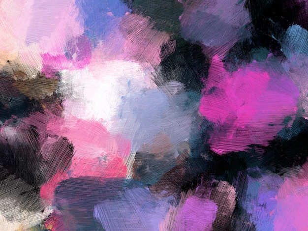 Hintergrund abstrakte bunte Pinsel-Ölgemälde-Leinwand