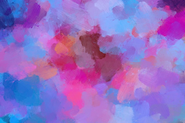 Hintergrund abstrakte Pinsel Ölgemälde bunt blau rosa Kunstdesign