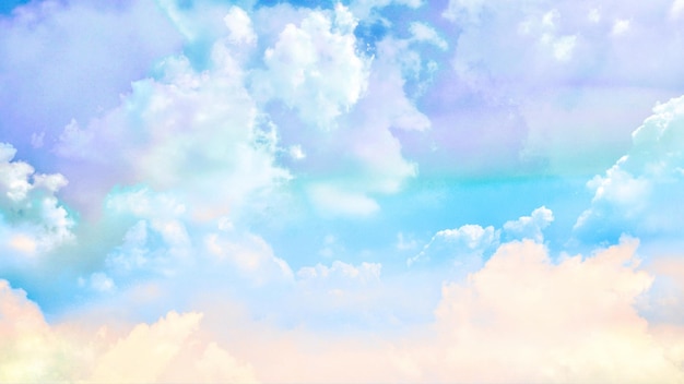 Hintergrund abstraktes Himmel Wolke fantastische Landschaft Pastell