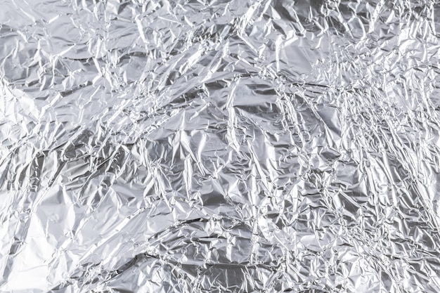 Hintergrund aus Aluminiumfolie