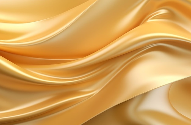 Hintergrund aus goldenem Satin-Seidenstoff